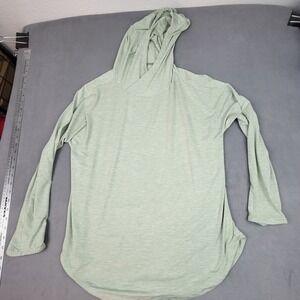 REI CO Op Pullover Hoodie Mens Large Green Lightweight Hoodie Outdoor Stretch